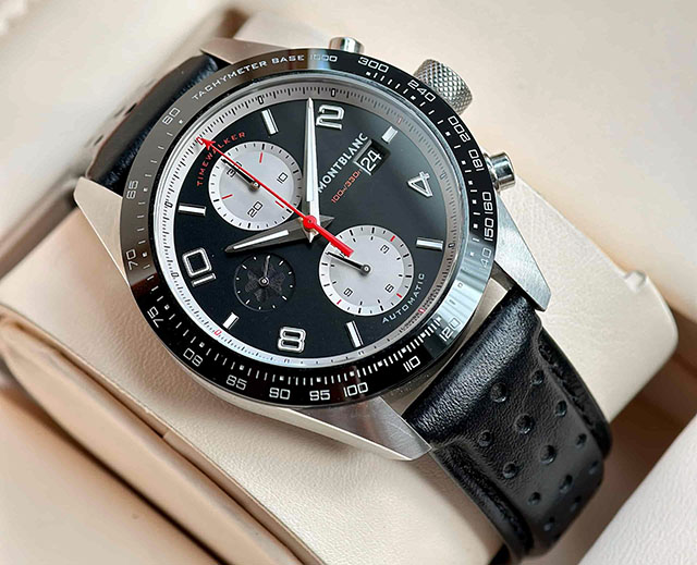 Montblanc Timewalker Chronograph Automatic Black Dial Men